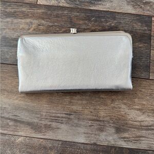 Silver hobo wallet